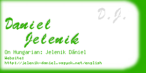 daniel jelenik business card